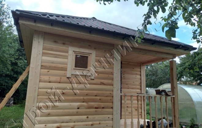 2 Брусовая баня Б-21 6×4, 24 м², Город Москва, Новосходненское шоссе (13)